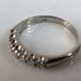 Womens Vintage Estate 14K White Gold Diamond Ring 2.8g E6194