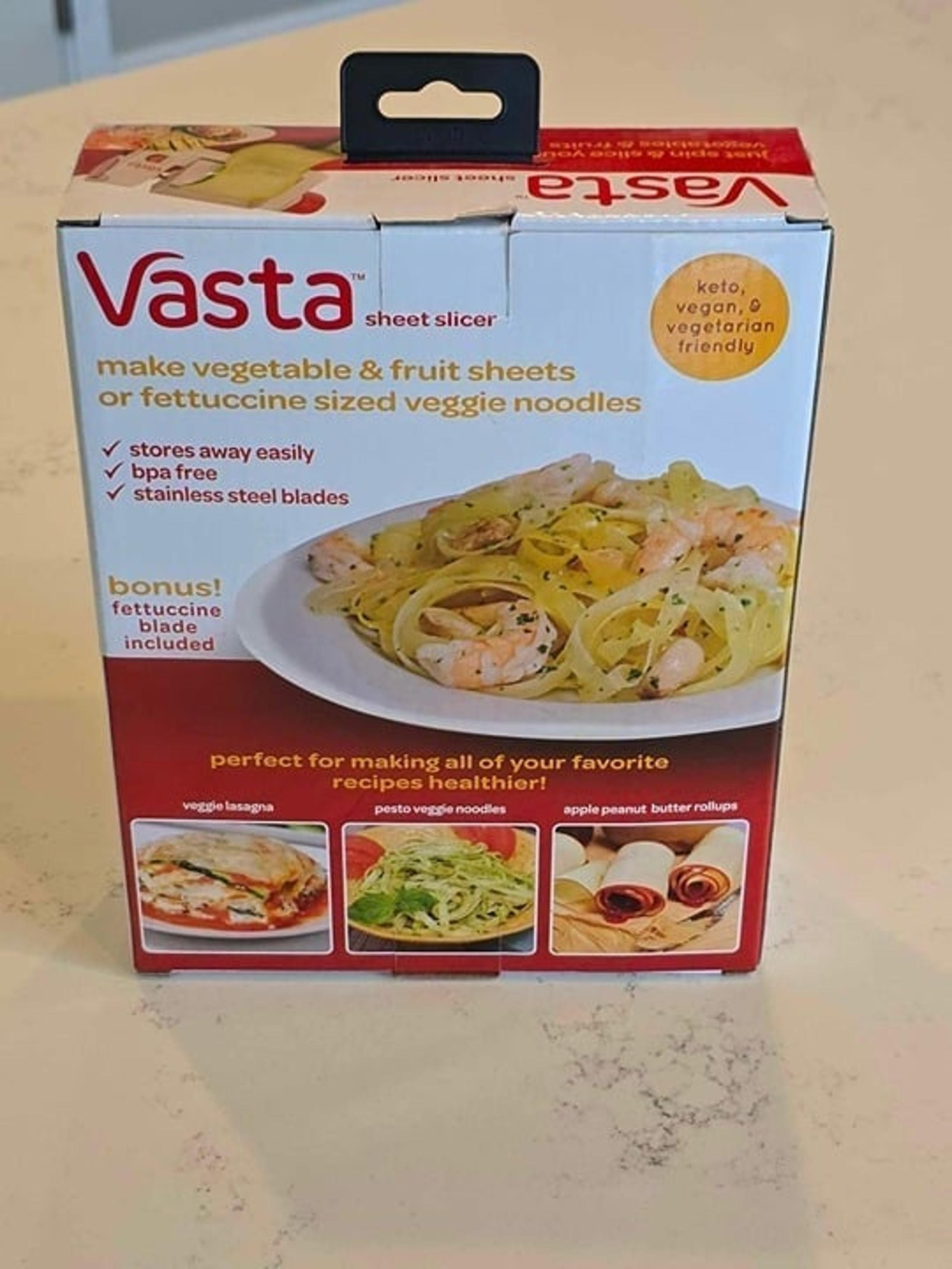 NEW Vasta Vegetable Fruit Sheet Slicers & Peeler  Kitchen Tool As Seen on TV