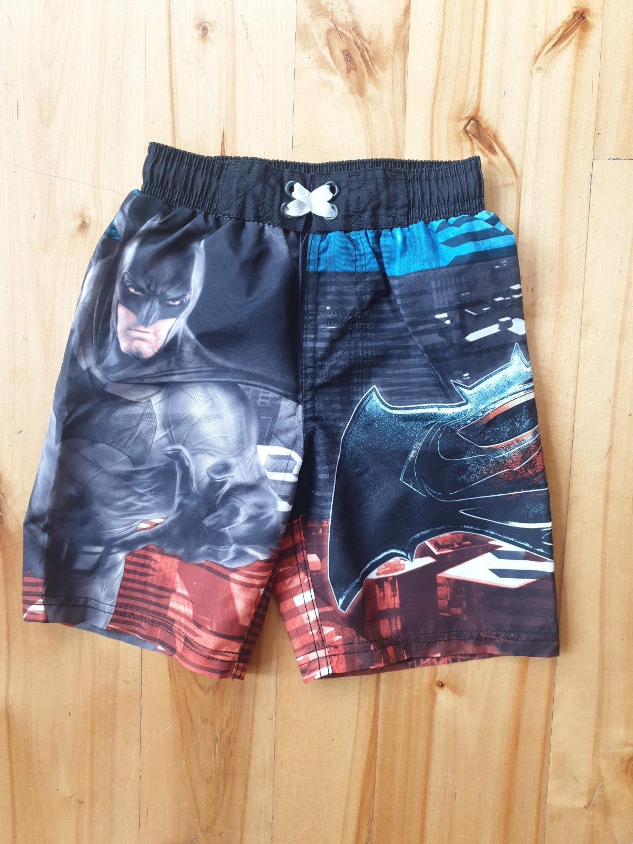 Boys Swim Trunks Batman Size 4 Like New