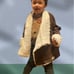 Kids jacket with fur
