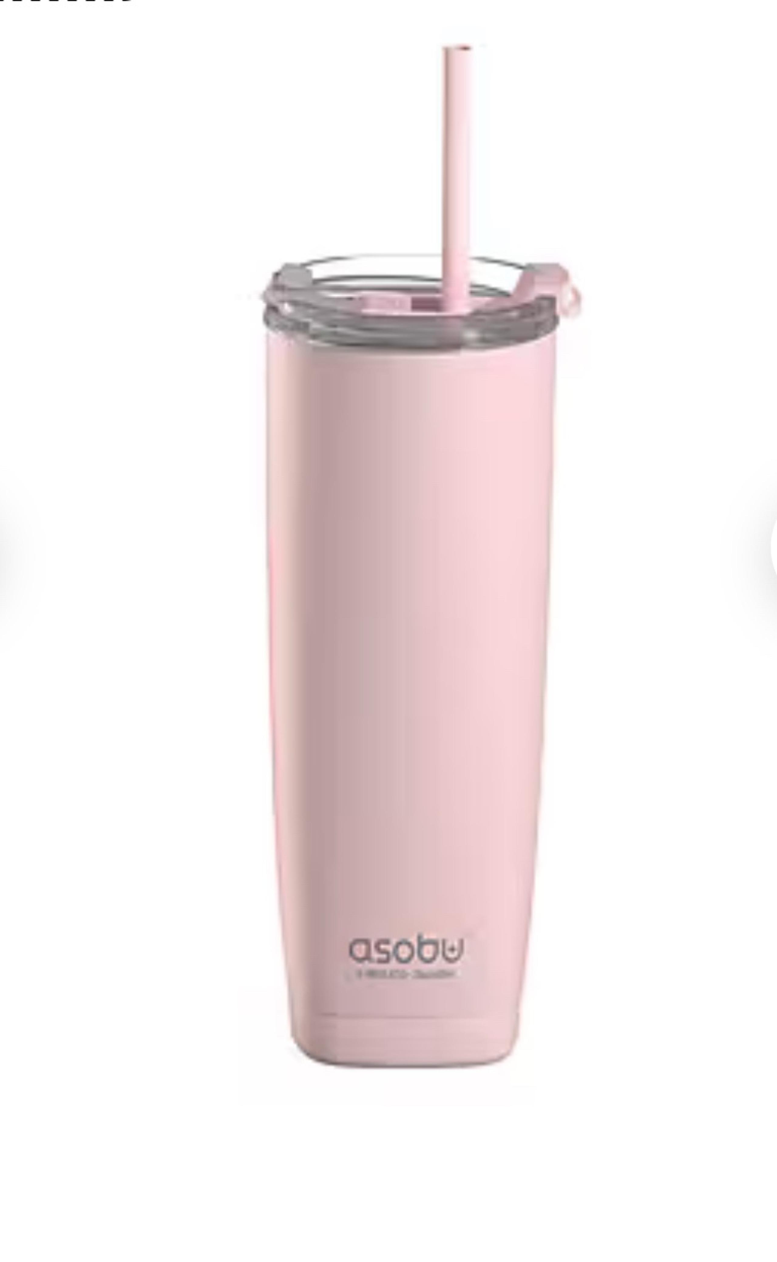 ASOBU 20-Ounce Aquilina Double-Wall-Insulated Stainless Steel Tumbler, NIB