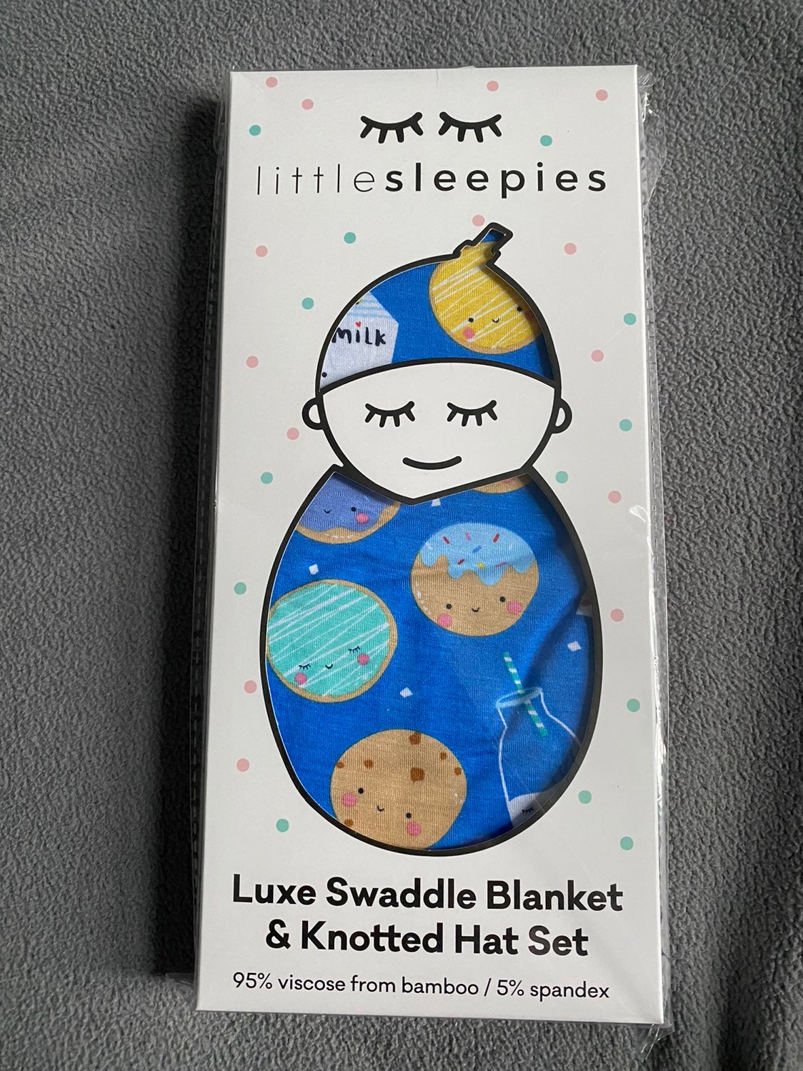 milk and cookies swaddle