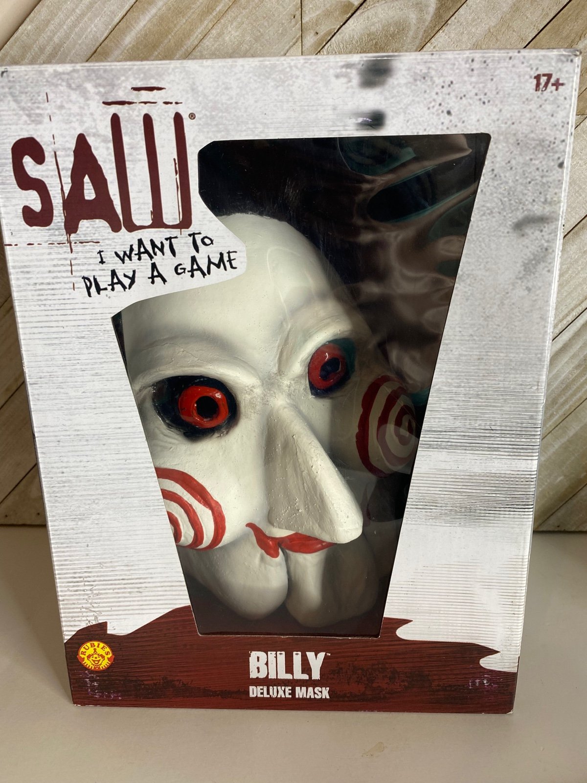 Saw billy deluxe mask Halloween horror movie costume
