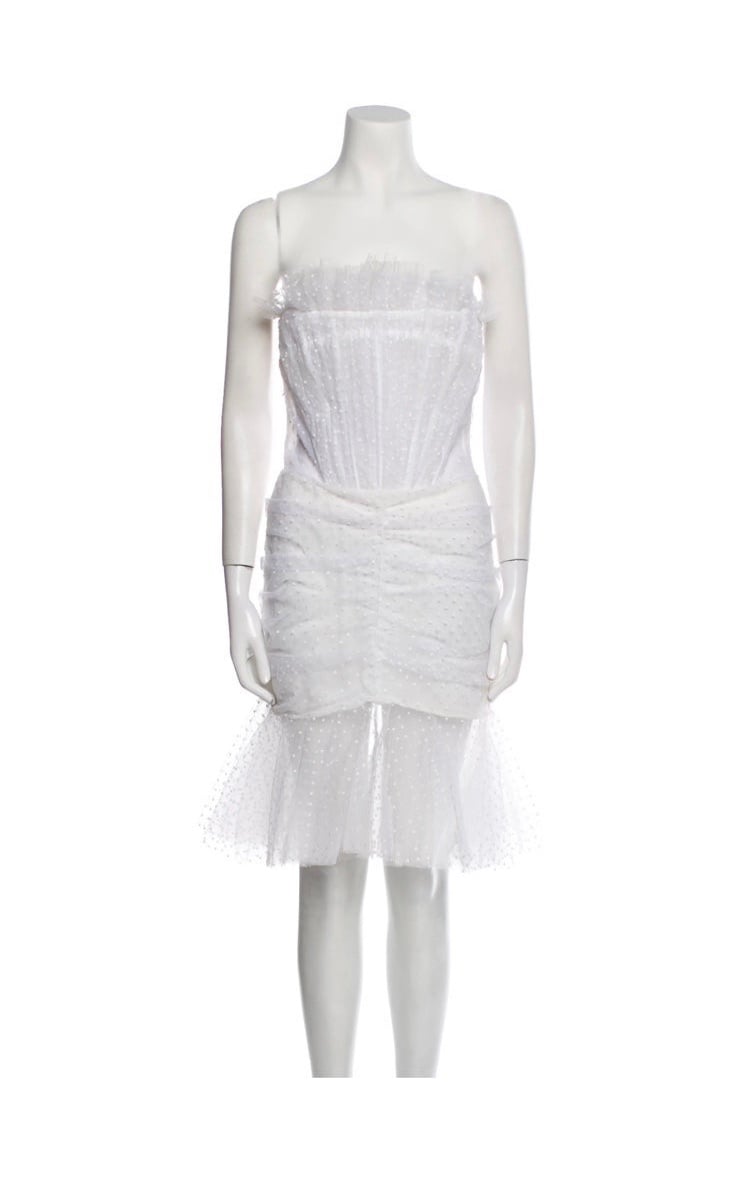 Philosophy di Lorenzo Serafini Strapless Mini Dress