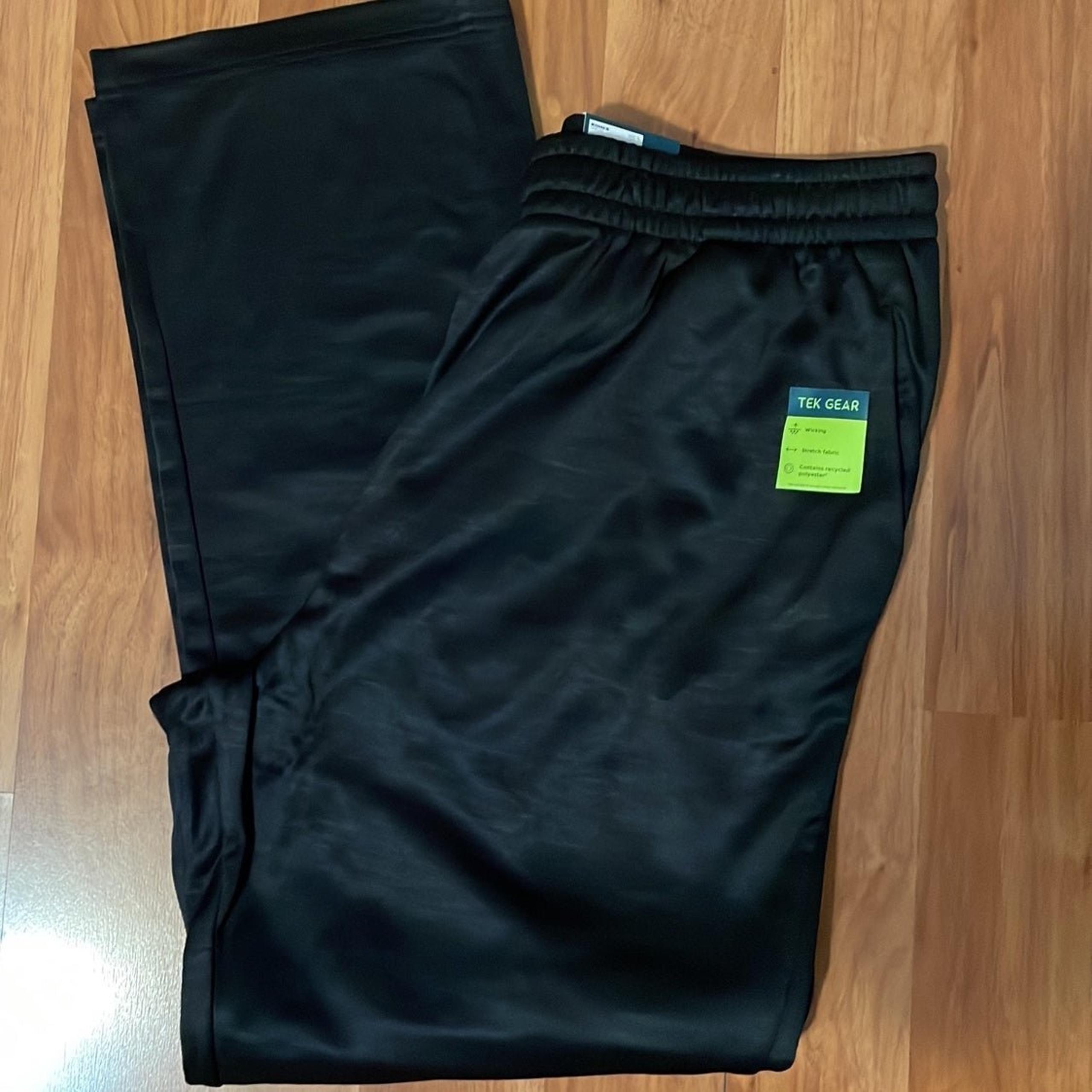 Tek Gear Men's Size Medium Fleece Open Bottom Sweatpants