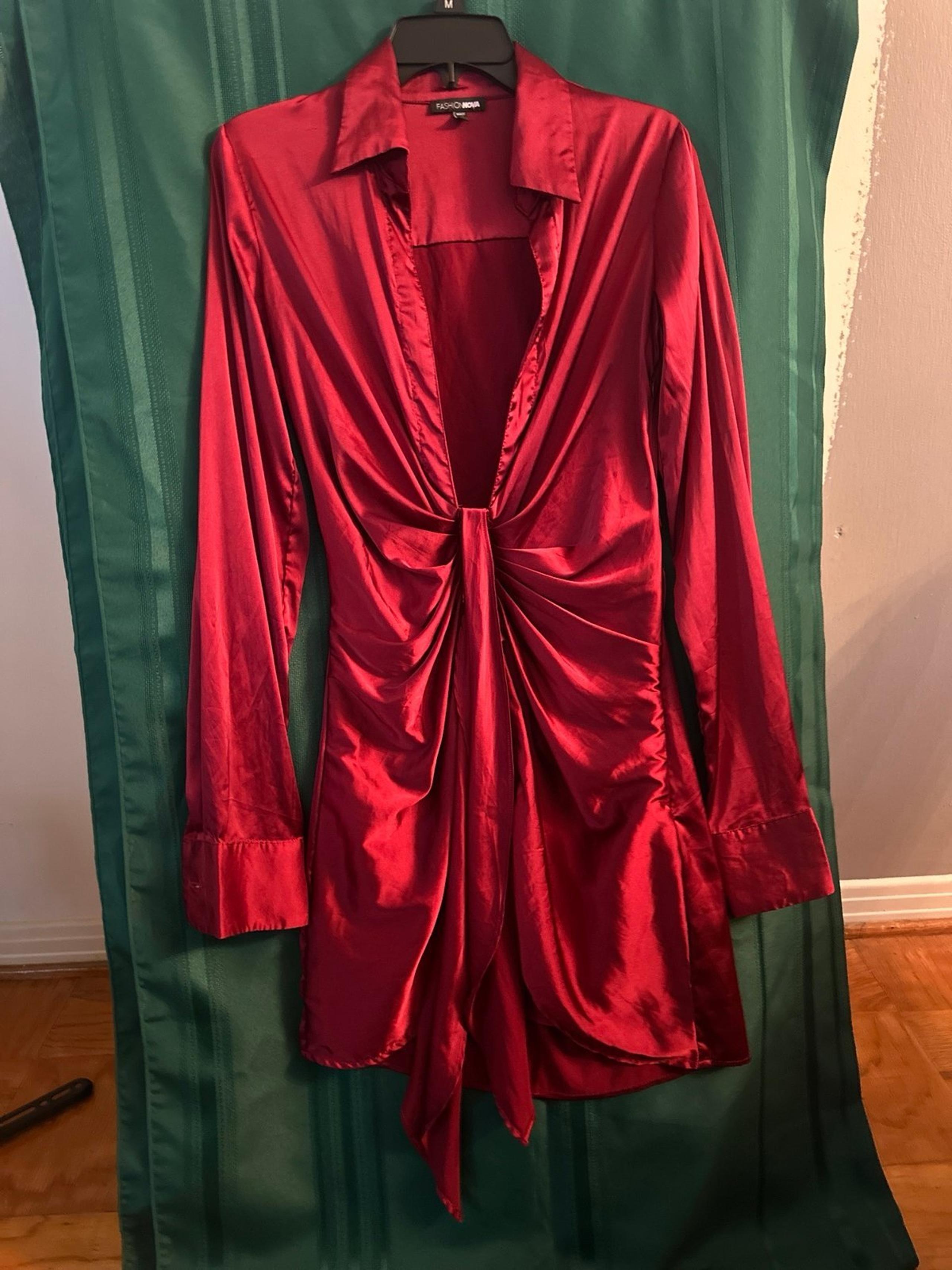 Wine color Dethrone Me Gown