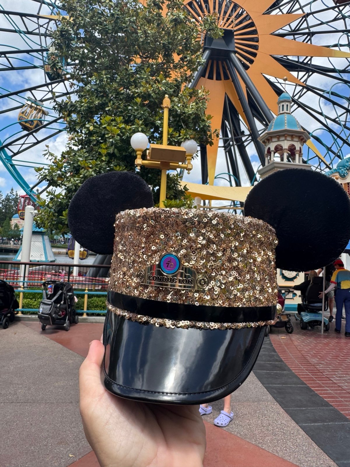 mickey 70th conductor hat