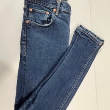 Purple Brand Jeans Men 34 Style P001 Denim Pants, Button Fly Dark stone rinse