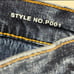 Purple Brand Jeans Men 34 Style P001 Denim Pants, Button Fly Dark stone rinse