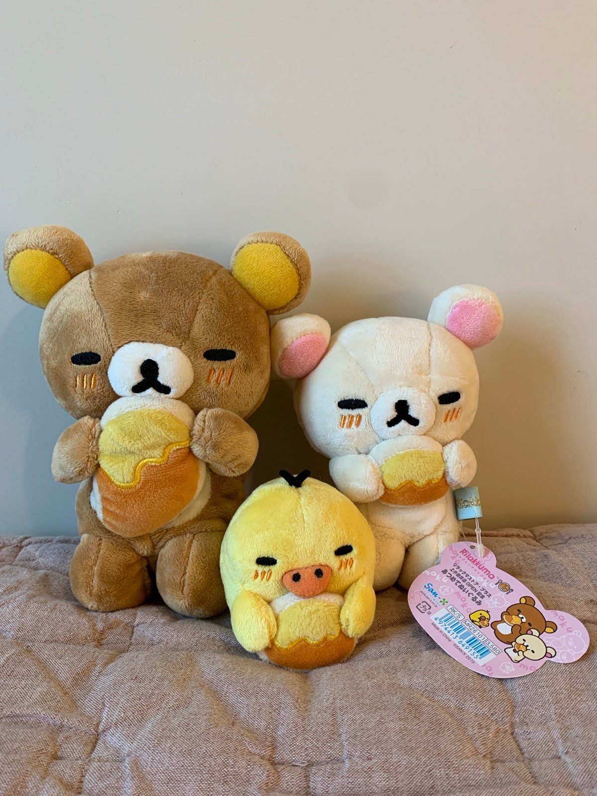 Sanx Rilakkuma Korilakkuma Kiiriotori Pancake Plush