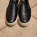Keds & Kate Spade Collab Triple Decker Dark Blue Leather Slip-on Shoes Size 7.5