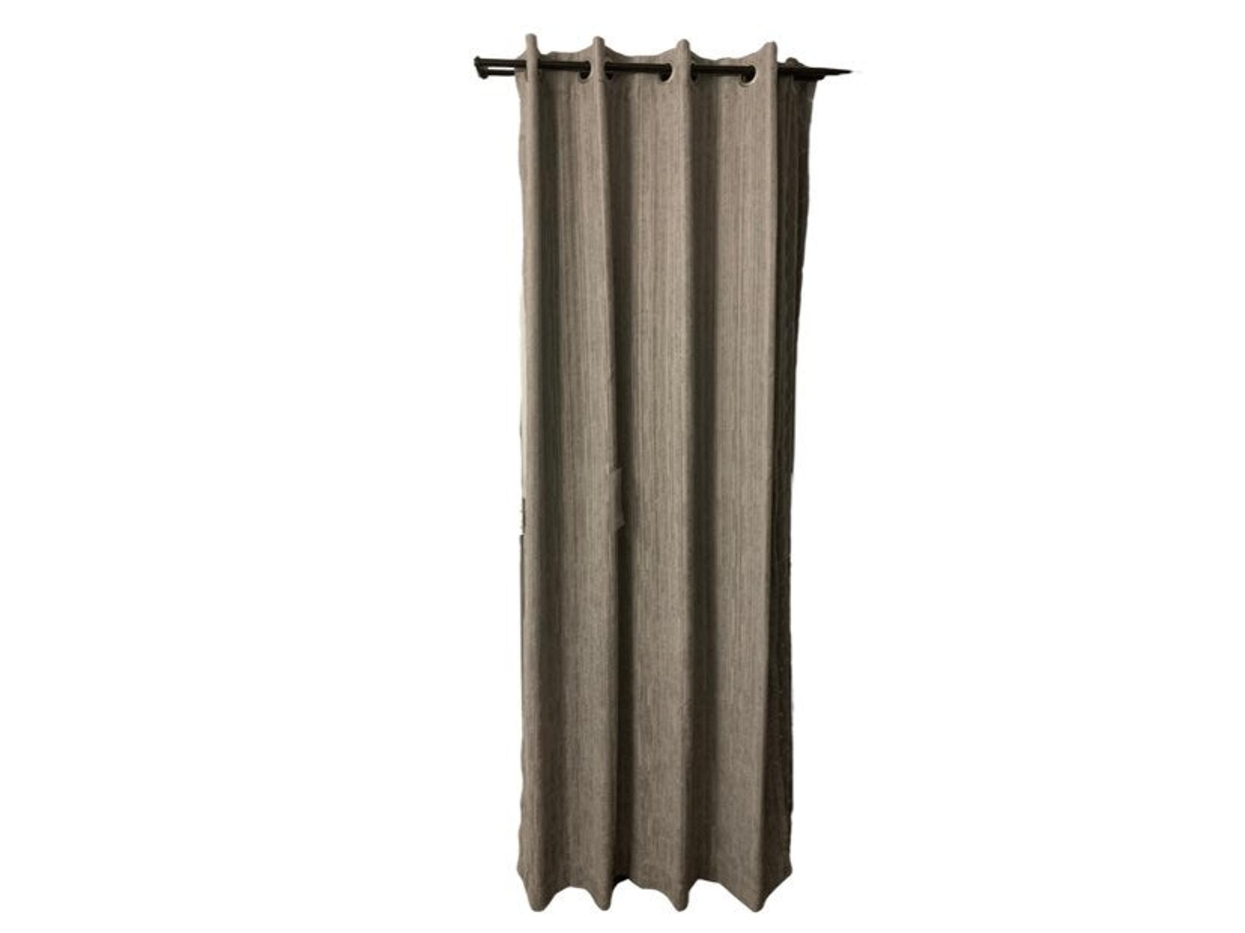 Hyde Park Silver 84" Curtain