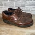 Ecco Men’s 45 Track Brown Leather Hiking Shoes Boots Low Top
