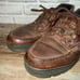 Ecco Men’s 45 Track Brown Leather Hiking Shoes Boots Low Top