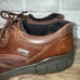 Ecco Men’s 45 Track Brown Leather Hiking Shoes Boots Low Top