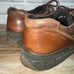 Ecco Men’s 45 Track Brown Leather Hiking Shoes Boots Low Top