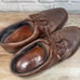 Ecco Men’s 45 Track Brown Leather Hiking Shoes Boots Low Top