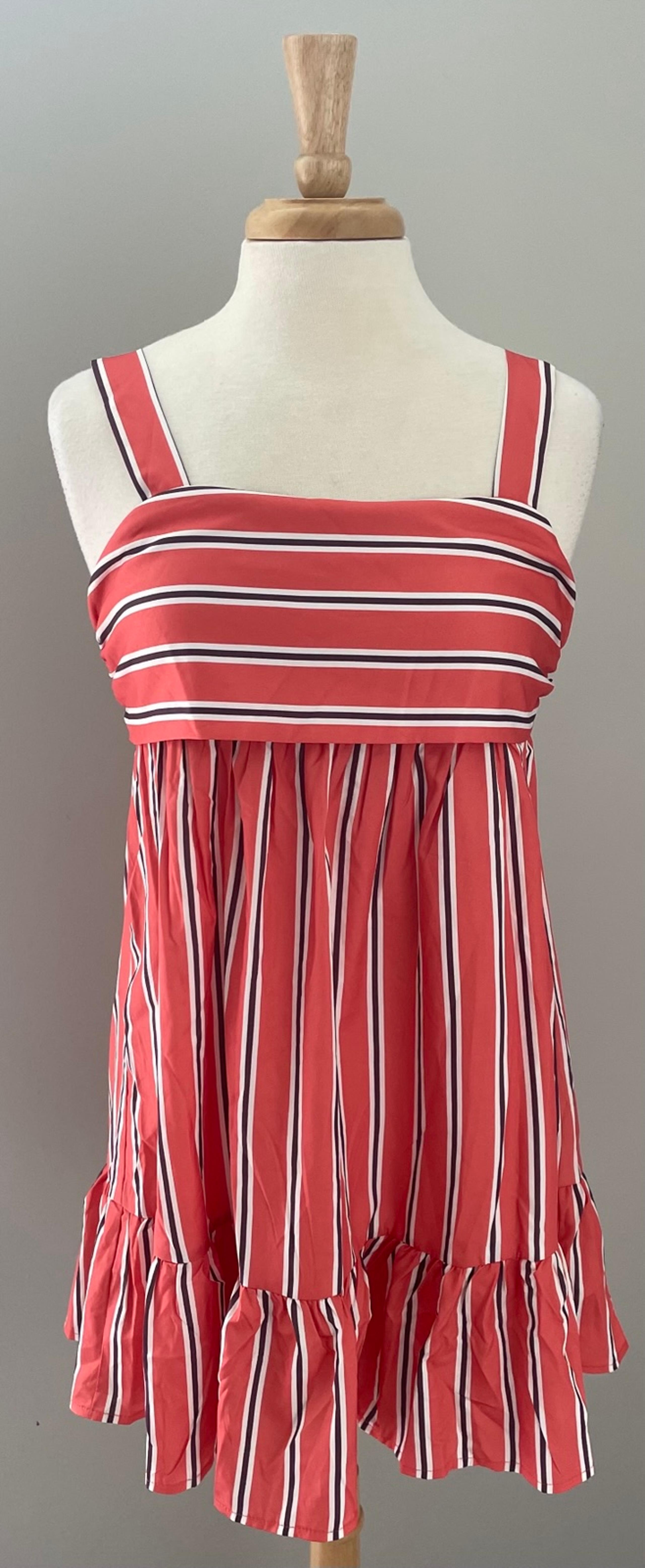 SHEIN Women’s Striped Sleeveless Top Blouse Size S