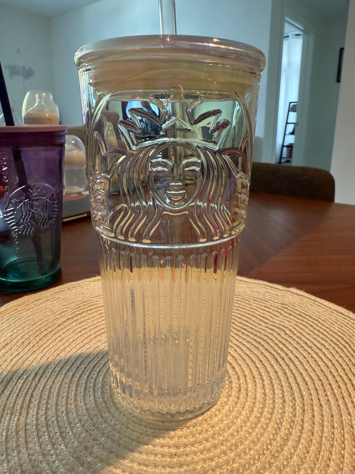 Starbucks China Unicorn Glass Tumbler