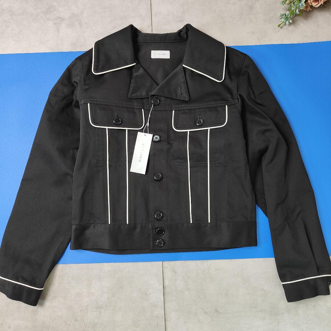 LITTL BIG 23SS Piping Satin Blouson
