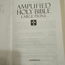 Amplified Holy Bible (large print) by Zovderdon