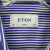 Eton Dress Shirt Men's EU 40-16 3/4 Blue Striped Preppy Cotton Classic Corpcore