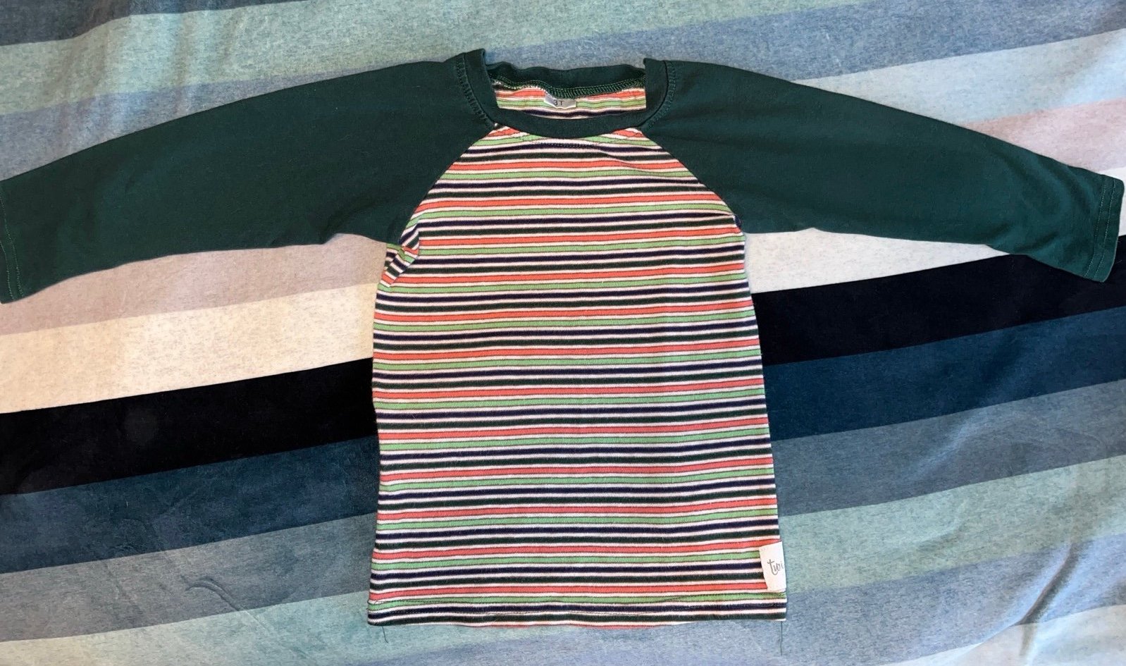 Twinkie Tush Shortstop vtg stripe knit