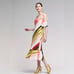 Anthropologie Madison Silk Off The Shoulder Midi Dress SZ 4 Seen Worn Kept