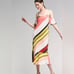 Anthropologie Madison Silk Off The Shoulder Midi Dress SZ 4 Seen Worn Kept