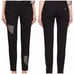 STELLA MCCARTNEY mesh inset black jeans size 28 (W29 X L27.5)