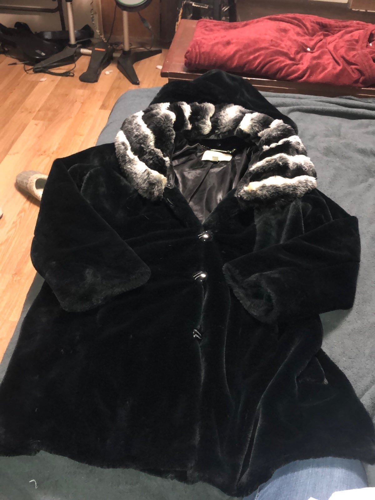 Dennis by Dennis Basso faux fur coat