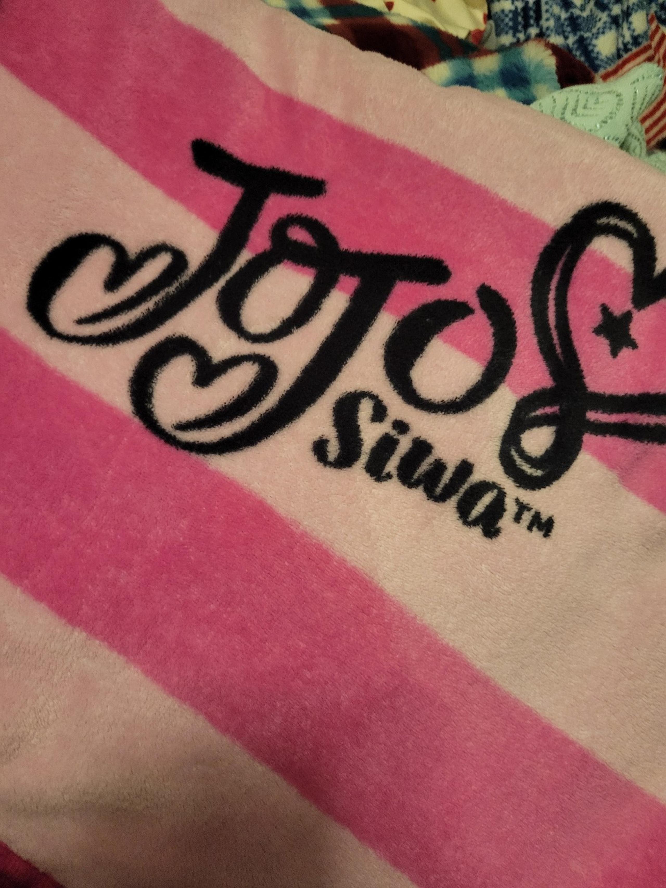 Jojo Siwa pink blanket, euc
