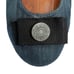 Lanvin x Acne Blue Denim Grosgrain Bow Ballet Flats Ballerinas Women's Shoes