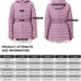 Quilted Puffed Hooded Winter Coat L