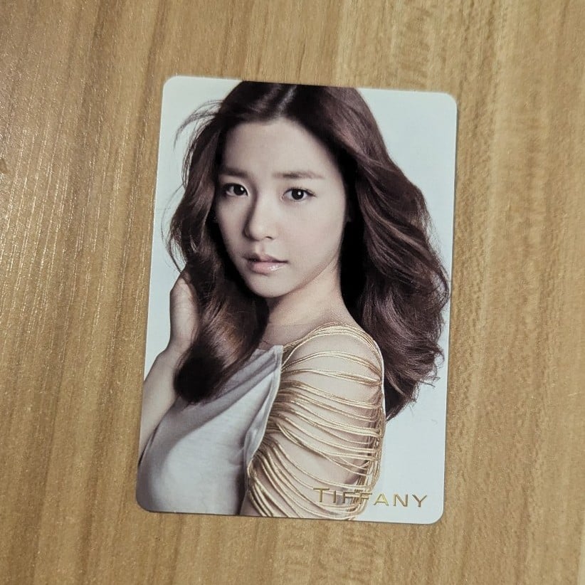 GIRLS GENERATION Tiffany GENIE album Photocard 1st Press Limited Edition Japan