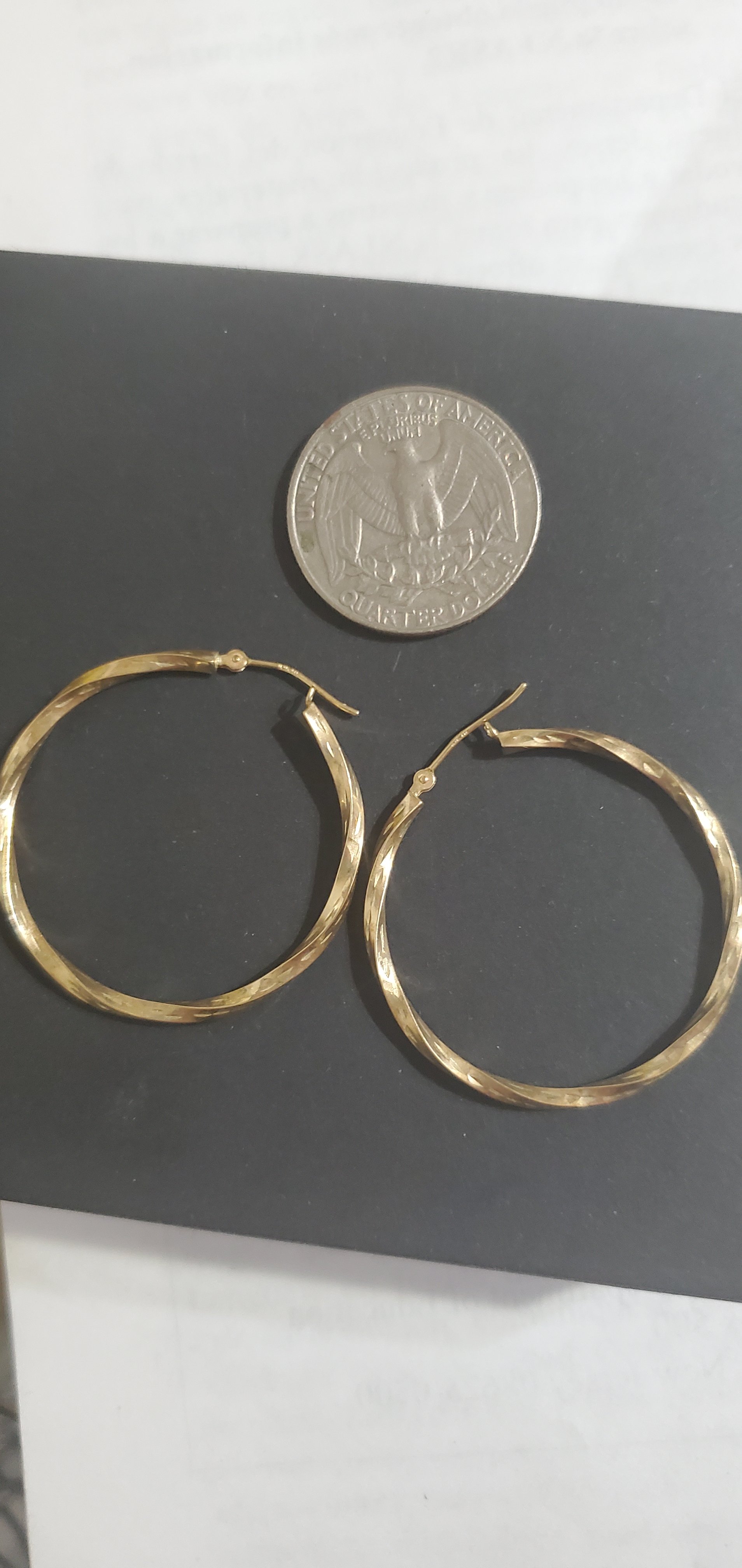 10kt Hoop Earrings