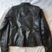 Harley-Davidson Women's Crystal Embellished Black Leather Jacket Sz Small Y2k