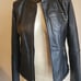 Harley-Davidson Women's Crystal Embellished Black Leather Jacket Sz Small Y2k