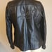 Harley-Davidson Women's Crystal Embellished Black Leather Jacket Sz Small Y2k
