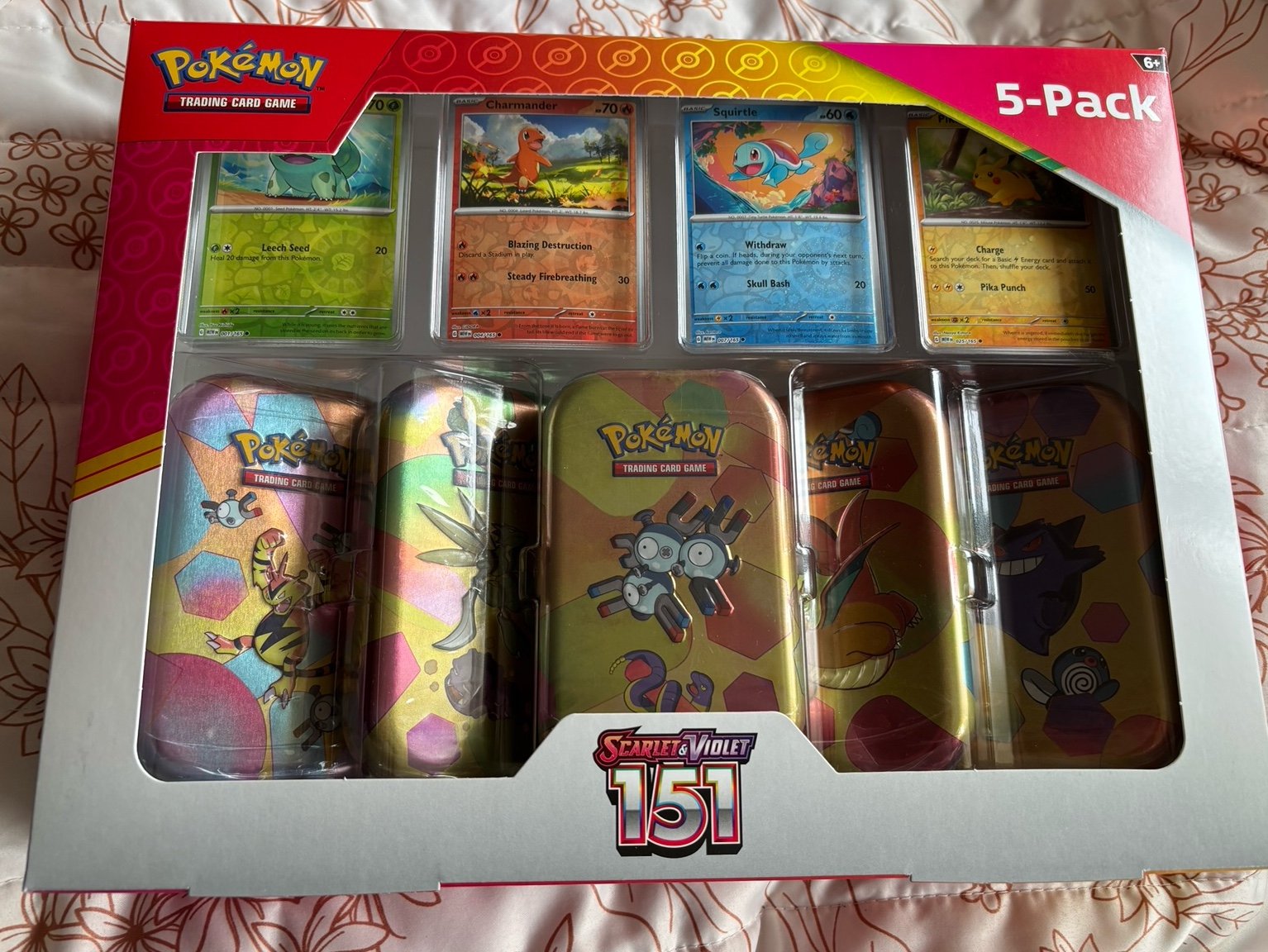Pokémon Cards Tins Scarlet and Violet 151 NEW
