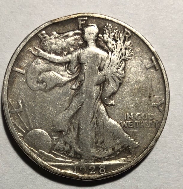 1928-S Walking Liberty Half Dollar