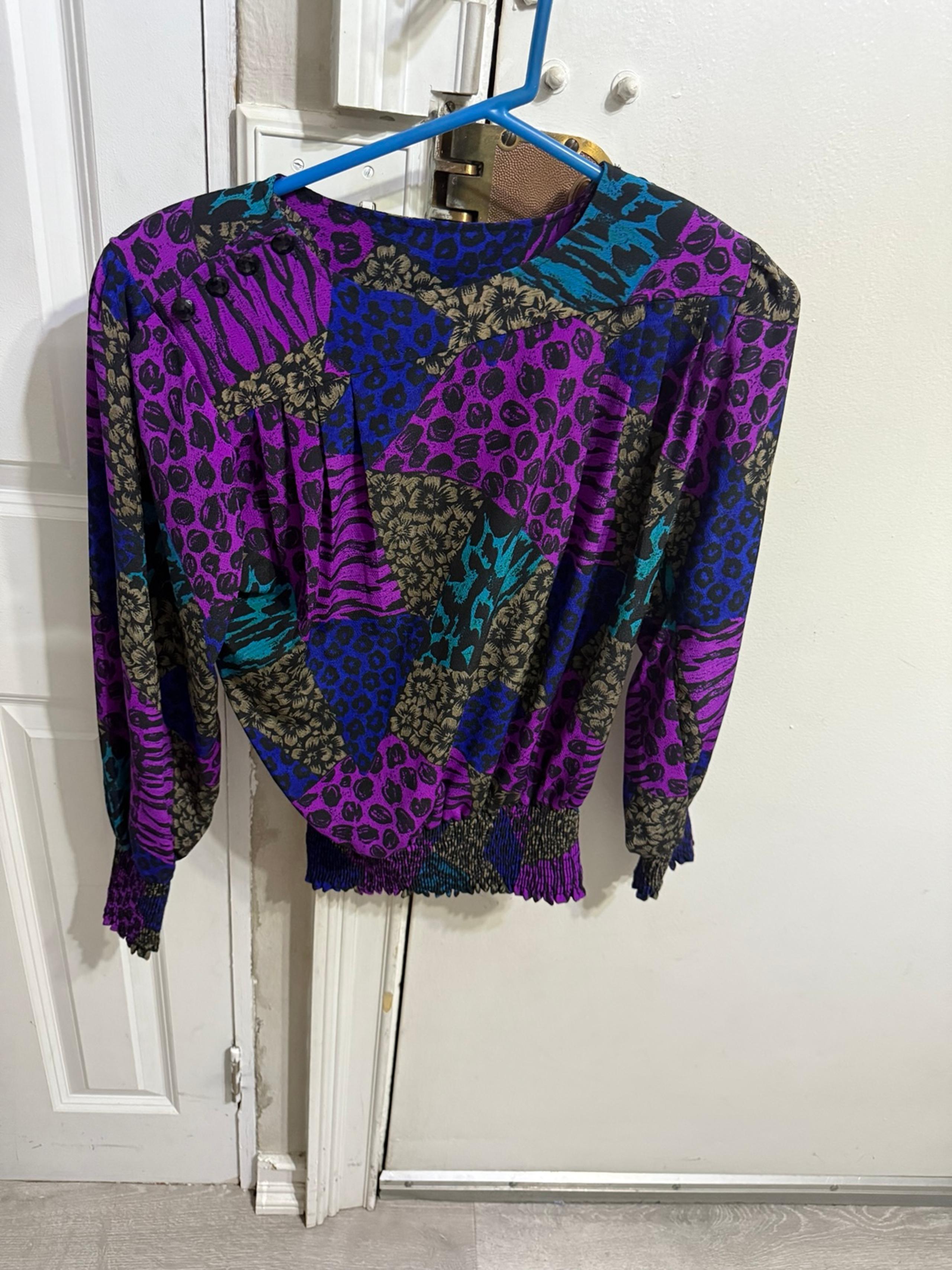 Vintage Nicola 80’s Style Semi-Shirt Shirt