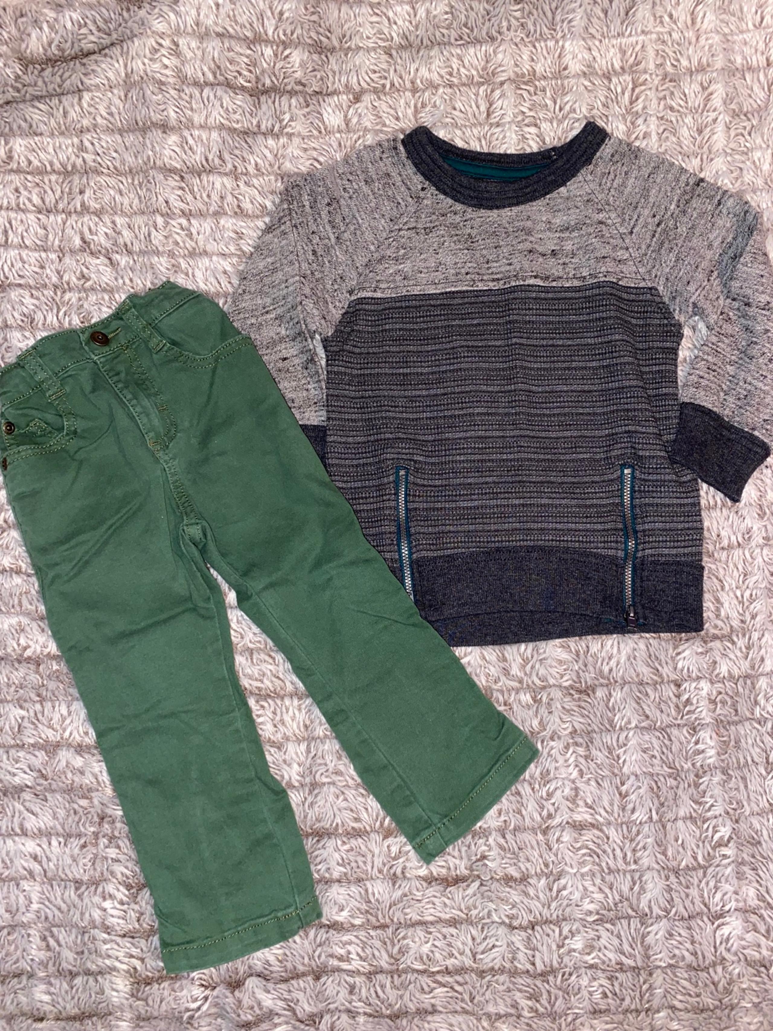 Toddler Outfit Size 2T Long Sleeve and Pants Set Boys Kids