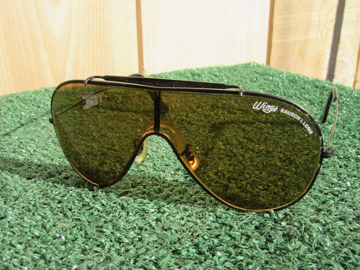 Vintage Wings By Bausch & Lomb Aviator Sunglasses Ray Ban