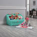 Step2 2-in-1 Plastic Toddler Toy Box & Art Lid, Mint