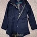 Women’s Pendleton long rain coat navy blue Medium