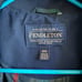 Women’s Pendleton long rain coat navy blue Medium