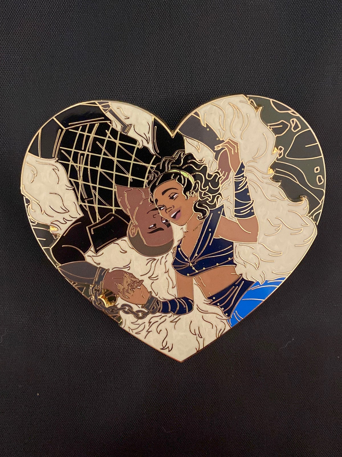 Game of Thrones Missandei & Grey Worm LE 25 Jumbo Fantasy Pin