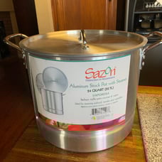 Extra large 24 quart stock pot