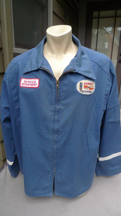 1970s Chevy - Oldsmobile Mechanics Work Jacket * Size XXL (46R)